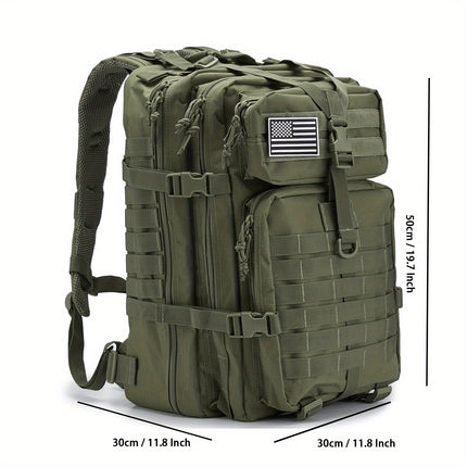 UNICORN 45L Spacious MOLLE Backpack Soft Shell Design Green Black Khaki