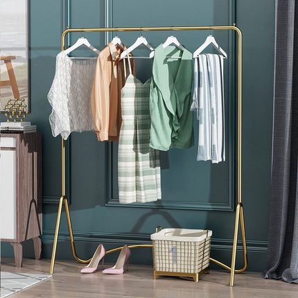 UNICORN Easy Floor-Standing Coat Rack for The Bedroom Golden Black