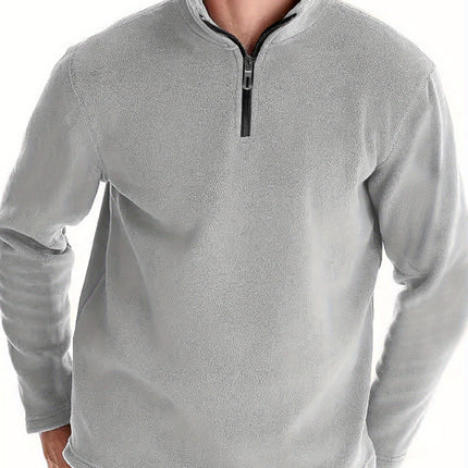 UNICORN Fleece Sweatshirt with Long Sleeves And Quarter-Zip s m l xl xxl xxxl
