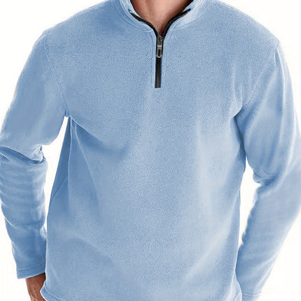 UNICORN Fleece Sweatshirt with Long Sleeves And Quarter-Zip s m l xl xxl xxxl