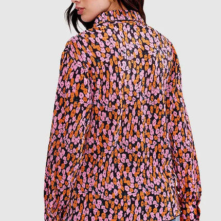UNICORN Women's blouse black white orange green grey pink purple lilac xs s m l xl