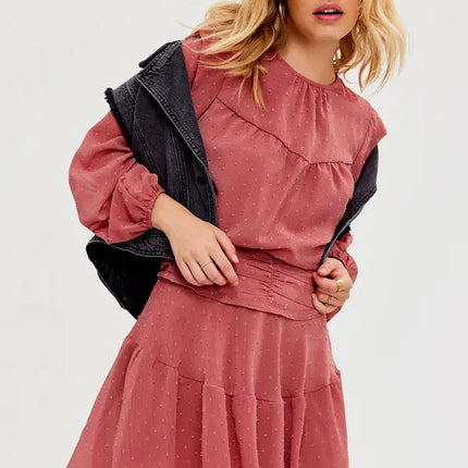 UNICORN Women's dress red mauve xs s m l