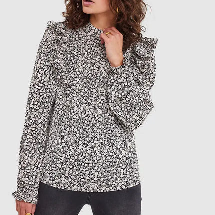 UNICORN Women's blouse black white beige xs s m l