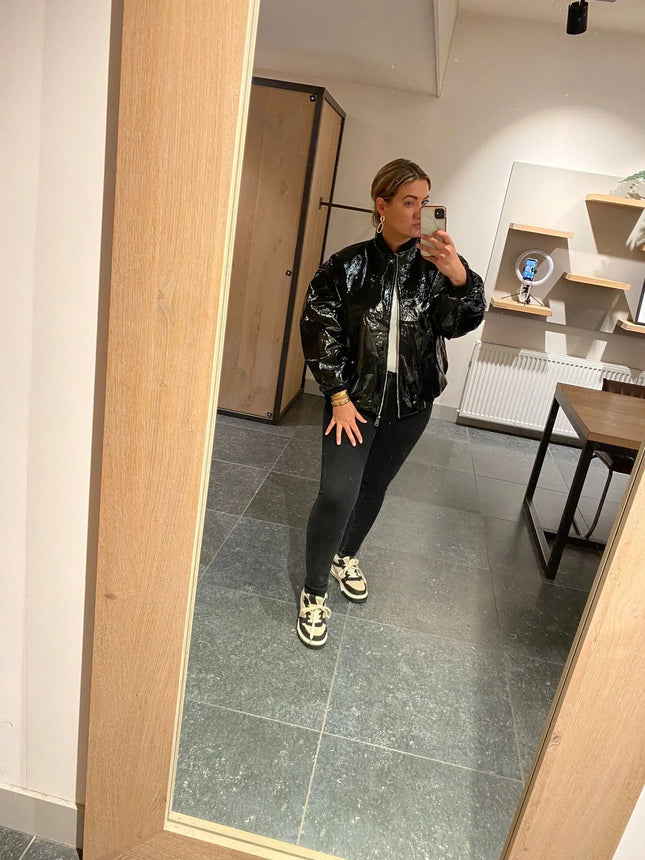 UNICORN Women's leather jacket black s