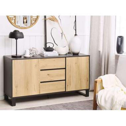 UNICORN Dresser wall unit country light brown Width 145 cm Depth 39 cm Height 76 cm