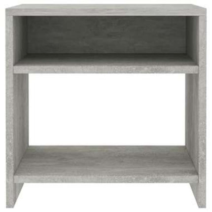 UNICORN Bedside table bedroom furniture modern dark gray concrete gray Width 40 cm Depth 30 cm Height 40 cm