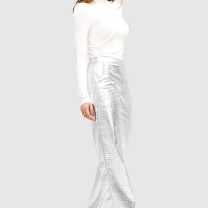 UNICORN Women's trousers silver xs s m l xl