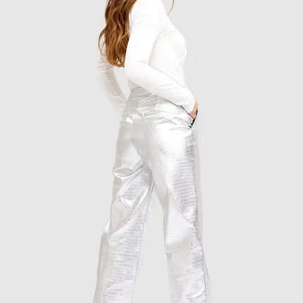 UNICORN Women's trousers silver xs s m l xl