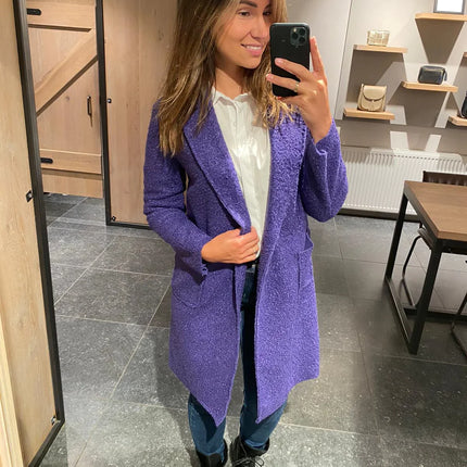 UNICORN Women's long coat purple s