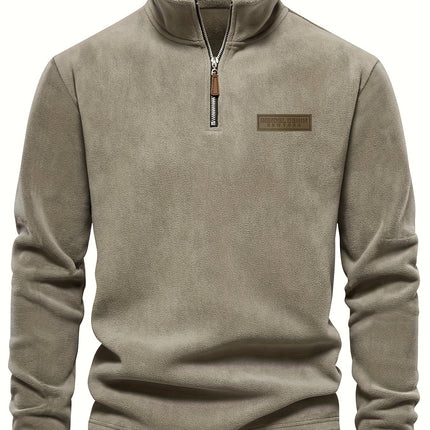 UNICORN Men's Sweatshirt with Stand-Up Collar, Half-Zip, Long Sleeves s m l xl xxl