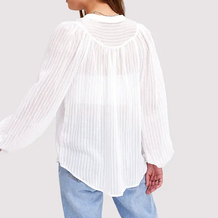 UNICORN Women's blouse white pink green xs s m l