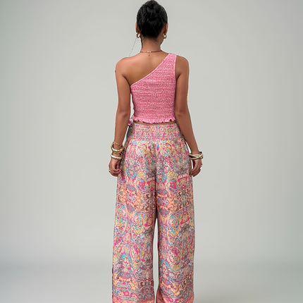 UNICORN Women'S Casual Wide-Leg Beach Pants with a Bohemian Style Design s m l xl