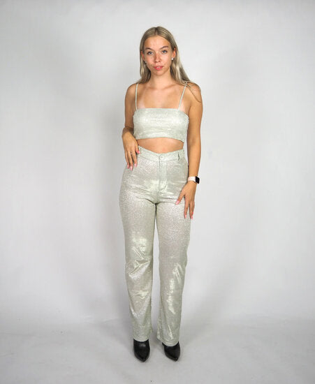 UNICORN Women's silver trousers s m l xl