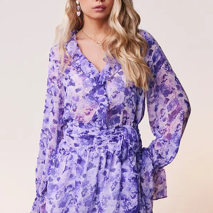 UNICORN Women's dress lilac purple floral xs s m l xl