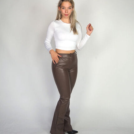 UNICORN Women's leather pants black red dark brown s m l