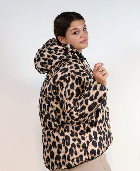 UNICORN Women's coat leopard brown white cream s m l xl