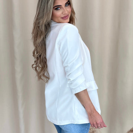 UNICORN Women's blazer white light blue green blue s m l