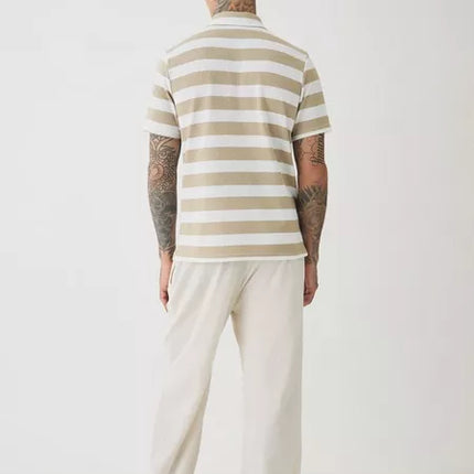 UNICORN Men's polo shirt tall striped polo with texture S M XL