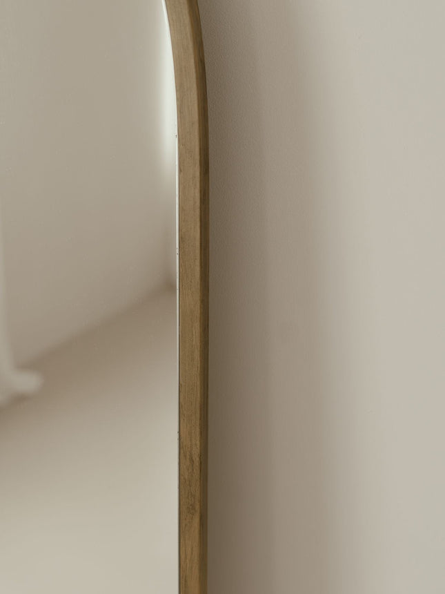 Grote Staande Spiegel Ovaal 180x70 Brons