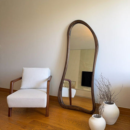 Lunéa – Organische Houten Spiegel 180x100 cm
