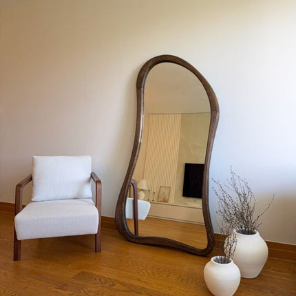 Lunéa – Organische Houten Spiegel 180x100 cm