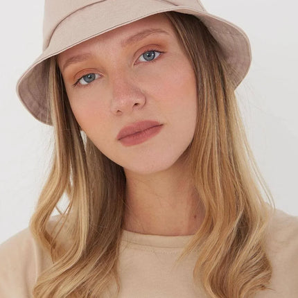 UNICORN Women's beach hat purple beige black one size