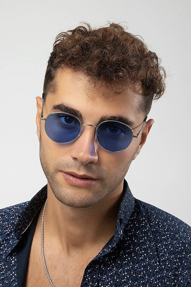 UNICORN Men's sunglasses silver blue