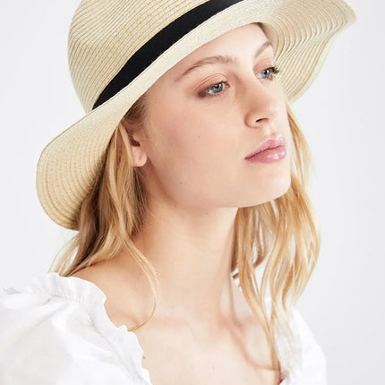 UNICORN Ladies beach hat beige one size