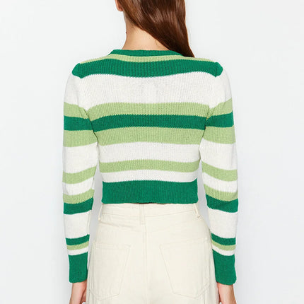 UNICORN Women's sweater top blue green brown s m l