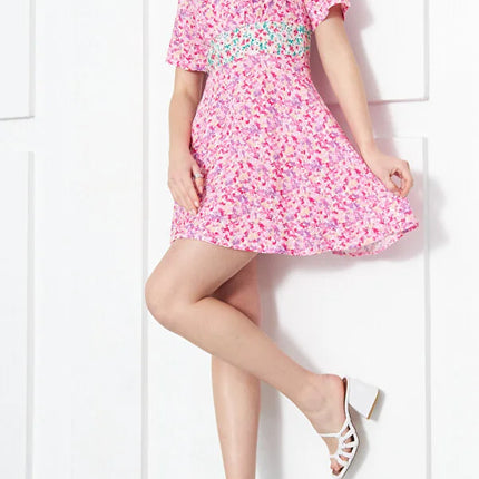 UNICORN Women's dress floral purple pink s m l xl