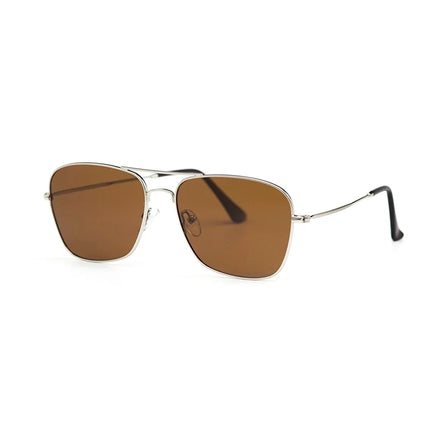 UNICORN Men's sunglasses silver brown one size