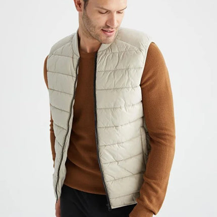 UNICORN Men's bodywarmer light beige s m l xl