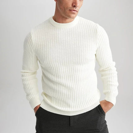 UNICORN Men's sweater knitted white dark green green beige black blue bordeaux xs s m l xl xxl xxxl xxxxl xxxxxl