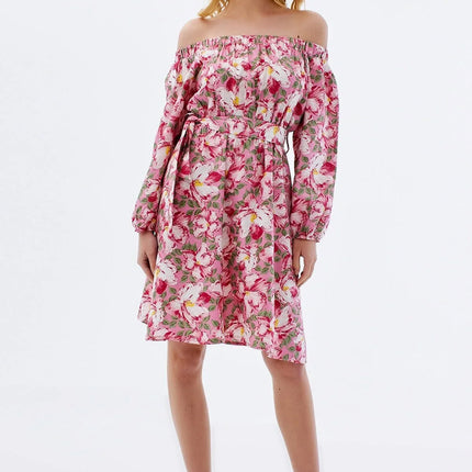 UNICORN Women's dress floral pattern purple pink s m l