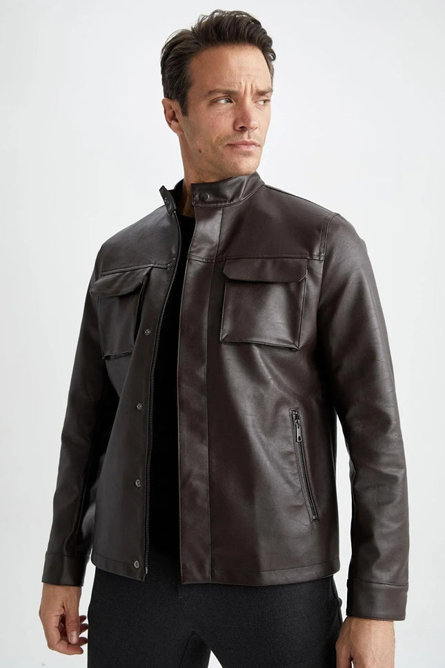 UNICORN Men's jacket leather caramel S M L XL XXL XXXL