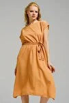 Dames jurk roze lichtroze oranje s m l xl