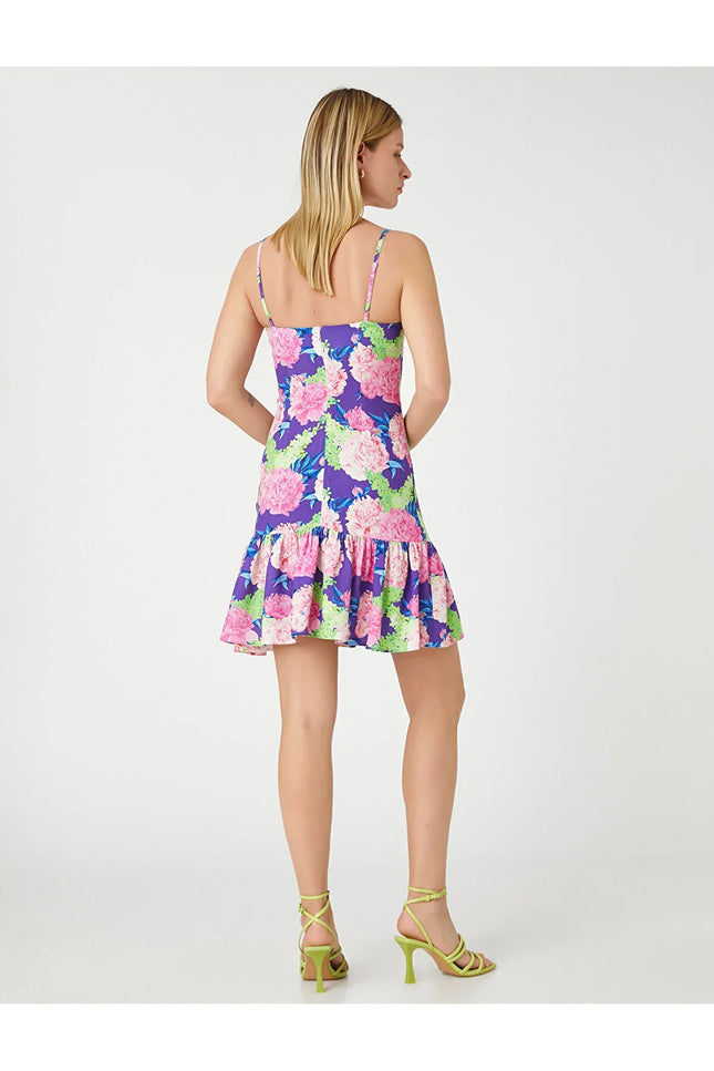 UNICORN Women's dress floral pattern purple pink xs s m l xl xxl