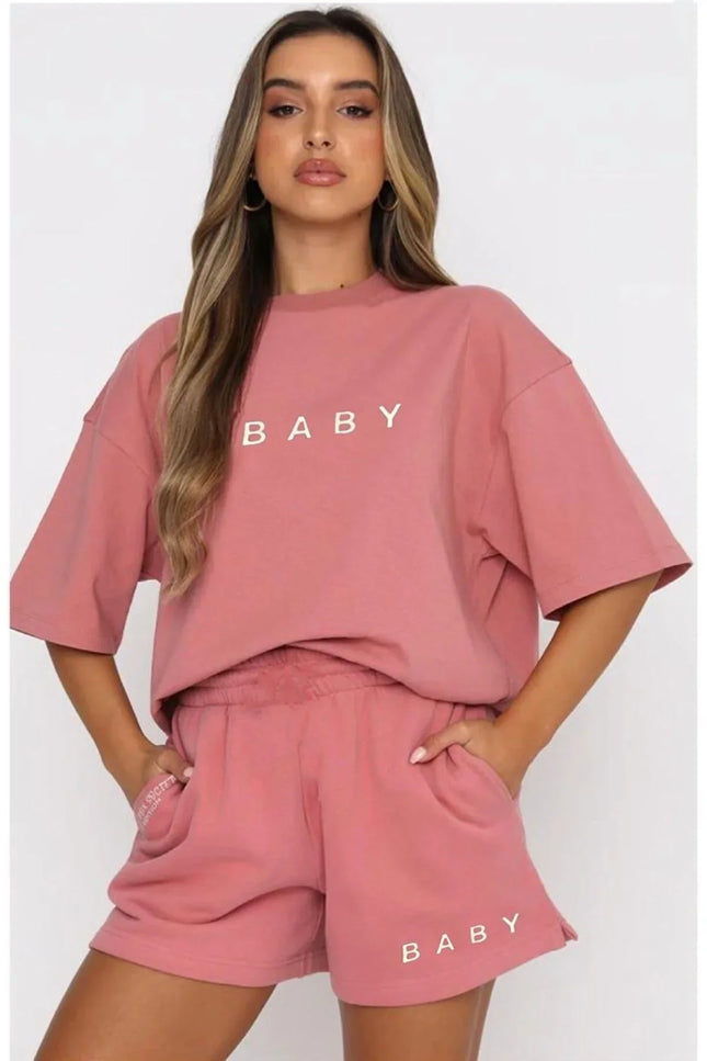 UNICORN Women's clothing set pink dark green l xl