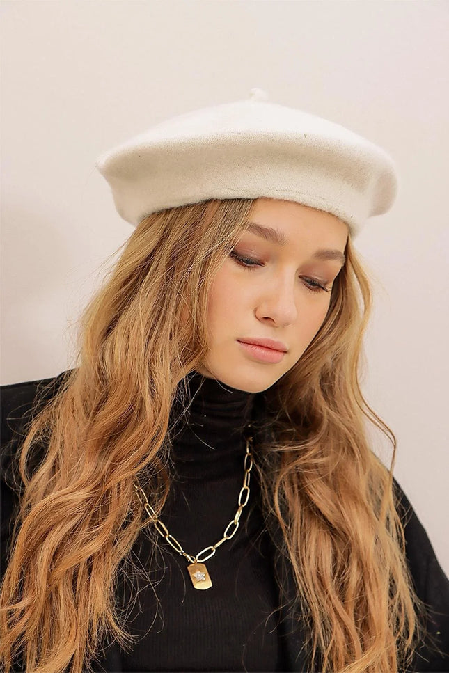 UNICORN Women's hat woolly white one size