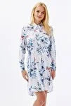 UNICORN Women's dress light blue yellow white s m l xl