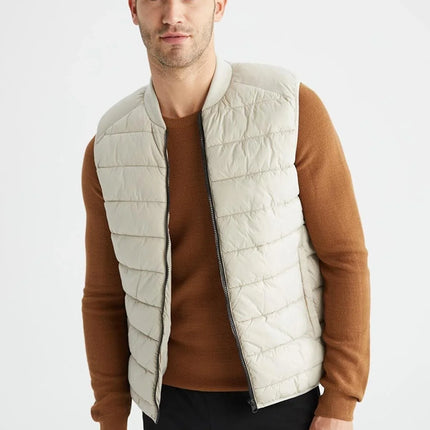 UNICORN Men's bodywarmer light beige s m l xl