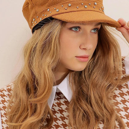UNICORN Women's hat brown black one size