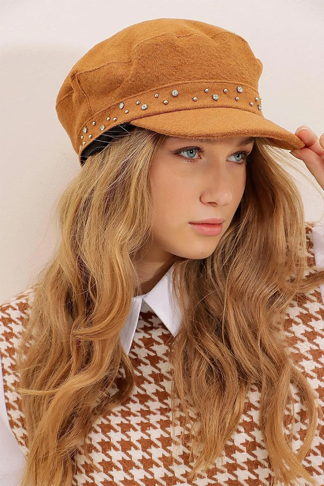 UNICORN Women's hat brown black one size