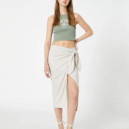 UNICORN Women's skirt green rust brown white xs s m l