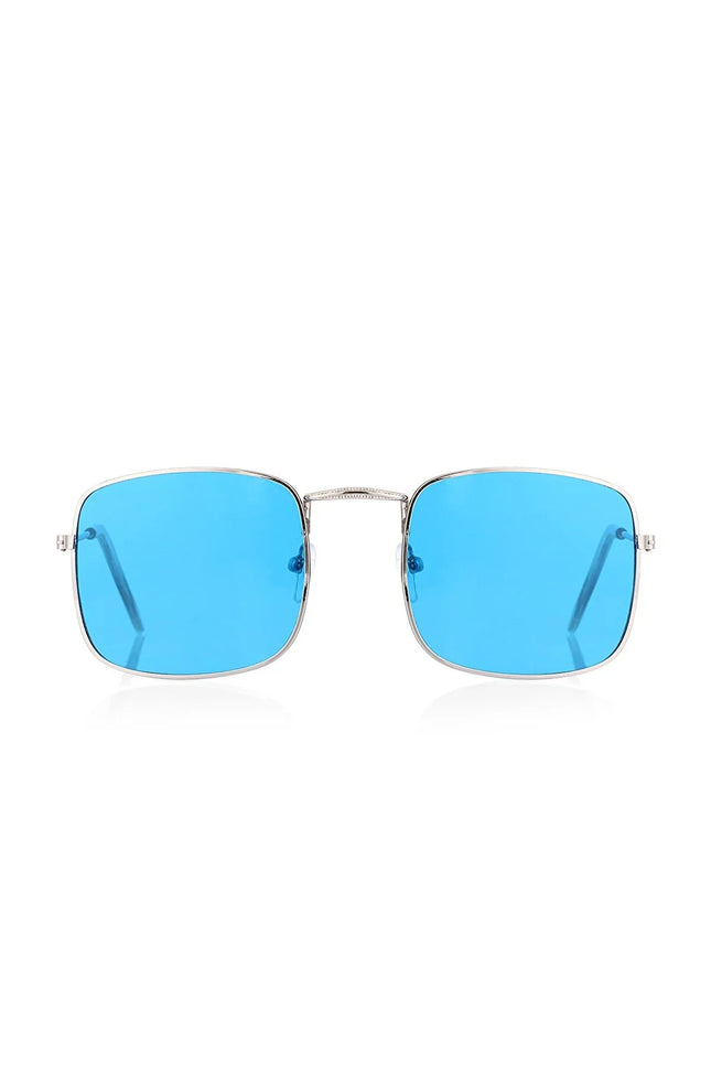 UNICORN Women's sunglasses silver blue one size