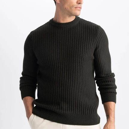 UNICORN Men's sweater knitted white dark green green beige black blue bordeaux xs s m l xl xxl xxxl xxxxl xxxxxl