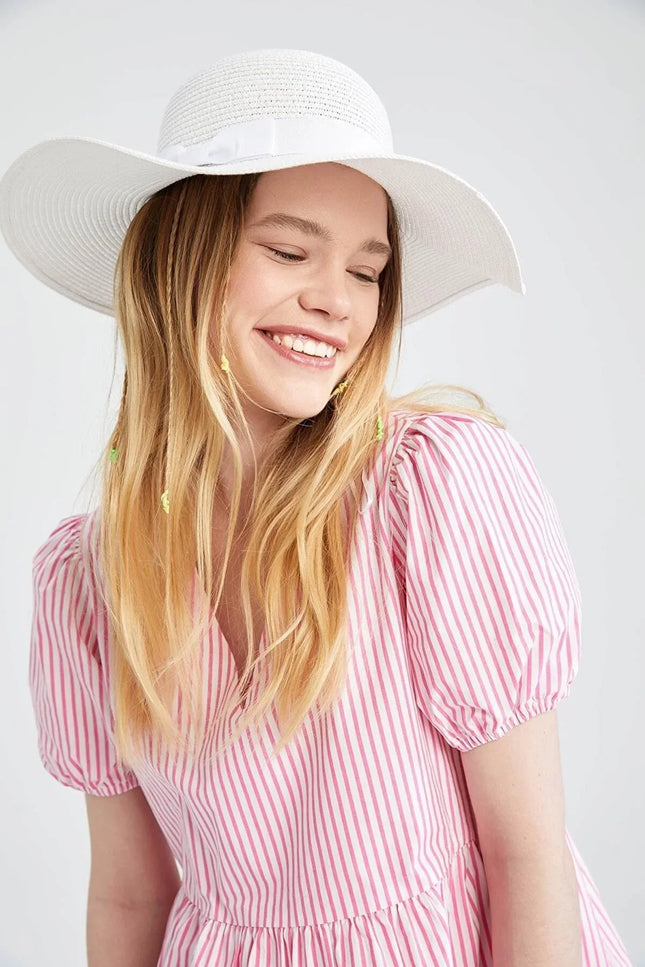 UNICORN Women's beach hat white beige brown one size