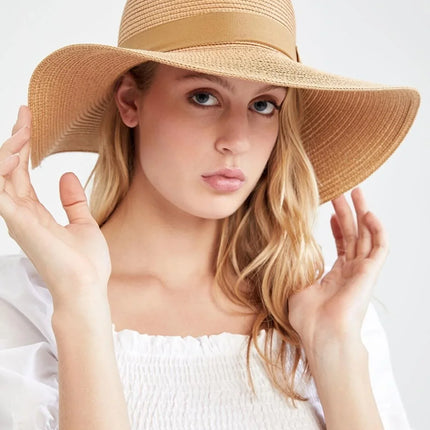 UNICORN Women's beach hat white beige brown one size