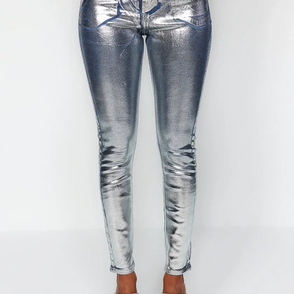 UNICORN Women's trousers silver xxs xs s m l xl