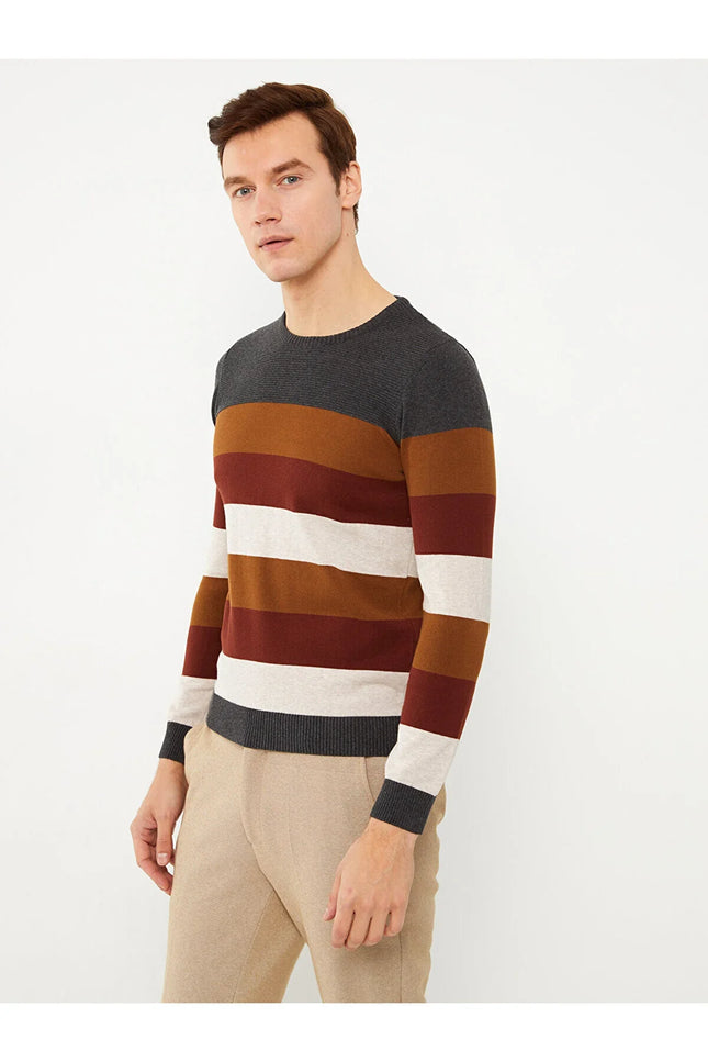 UNICORN Men's sweater brown gray burgundy red s m l xl